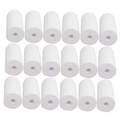 FUNOMOCYA 50 Stück Thermopapier Thermobon Papier für Thermodrucker Thermalpapier Thermal -Quittungspapier Thermoetikettenpapier Nachfüllpapier Papier für tragbare Thermodrucker Weiß von FUNOMOCYA