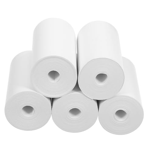 FUNOMOCYA 5Rollen Thermopapier Für Thermodrucker Glatte Oberfläche Einfach Zu Installieren Für Quittungen Und Kompatibel Mit Gängigen Ec Terminals von FUNOMOCYA