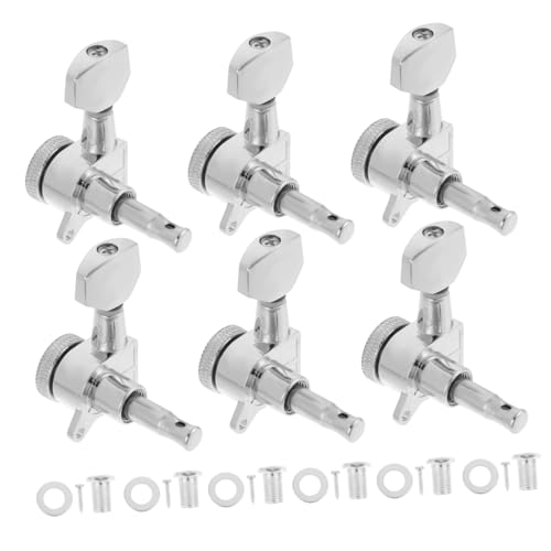 FUNOMOCYA 6 Stück E -gitarrenknöpfe Tuner Instrument Stimmgeräte Für Akustikgitarren Verriegelung Akustikgitarrenmaschinenköpfe Metalllegierung FUNOMOCYA 6 Stück E -gitarrenknöpfe Tuner Instrument Stimmgeräte Für Akustikgitarren Verriegelung Akustikgitarrenmaschinenköpfe Metalllegierung von FUNOMOCYA
