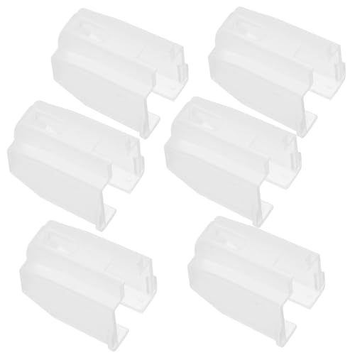 FUNOMOCYA 6 Stück Stylus-Schutzhülle Plattenspieler-Nadelschutz Hülle für Plattenspieler-Nadel Stiftschutz Plattenspieler-Stift Aufnahmestift Schallplattennadel Plastik Weiß von FUNOMOCYA
