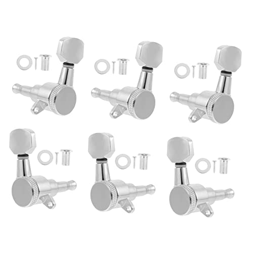FUNOMOCYA 6 Teilige Saiten Gitarren Stimmgeräte Vintage Geschlossene Stimmwirbel Akustische Verriegelungs Stimmgeräte Vollständig Geschlossenes Gitarren Stimmgerät Versiegelter von FUNOMOCYA