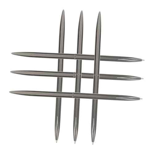 FUNOMOCYA 6Stücke Metall Kugelschreiber für Hochzeiten und Gästeunterschriften Nachfüllbar mit Einziehbarem Mechanismus Stilvolles Design für Lehrer für Büro von FUNOMOCYA