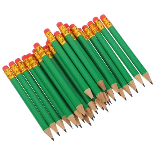 FUNOMOCYA 72Stücke Hb Bleistifte Schreibstifte für Schule und Büro Kurze Taschenbleistifte mit Radiergummi Langlebig und Praktisch für Zeichnen und Schreiben von FUNOMOCYA
