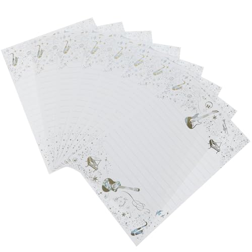 FUNOMOCYA 8 Blatt Federbriefpapier gefüttert Hochzeitsdekor Gruß lädt ein hochzeitskarte wedding card thank you cards present card briefumschläge klassische Segenskarten dekorative Segenskarten von FUNOMOCYA