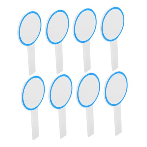 FUNOMOCYA 8 Stück Anzeigetafel dry erase board white board the scorecard blanceboard Wertungsbrett Und Name Spiel gehaltenen antworten Ja Vorstand zur Abstimmung Auktionen Paddel Schaum Blue von FUNOMOCYA