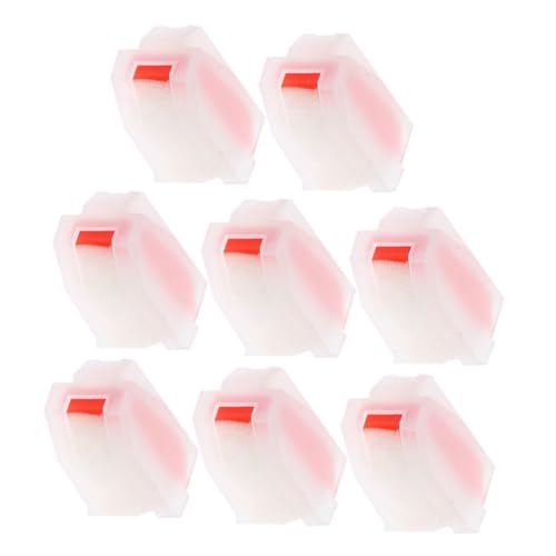FUNOMOCYA 8 Stück Rubinroter Griffel Vinyl-plattenspielernadel Aufzeichnen Vinyl -plattenspieler Nadelnadel Für Plattenspieler Stift Nadelwechsel Vinyl-player Drehscheibe Abs von FUNOMOCYA
