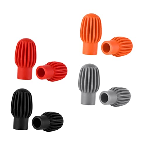 FUNOMOCYA 8 Stück Weiche Gummiabdeckung für Trommelstöcke Zubehör Drum Mute Drumstick Silent Tip Erwachsene Dämpfung Leise trommeln baterien zarter Trommelstock stumm Trommel stumm Kieselgel von FUNOMOCYA