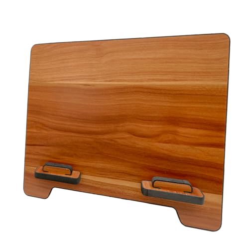 FUNOMOCYA Blatt Notenständer bookend buchstützen - Musikständer abziehbar tischgestell Musical tragbar falten einstellbar Desktop zubehör tischdeckenklammern Kochbuchhalter Bibelständer Holz von FUNOMOCYA