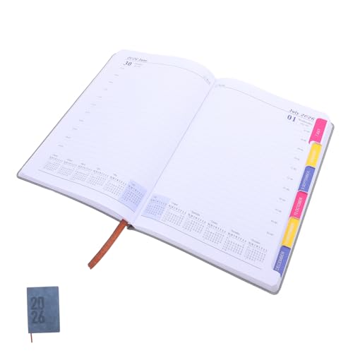FUNOMOCYA Englisches Notizbuch 2026 Weekly Planer Notebook 2026 Monatliches Notizbuch Gewohnheits-tracker-tagebuch Habitur -tracker -journal -notizbuch Tagesplaner Notebook Blau Papier FUNOMOCYA Englisches Notizbuch 2026 Weekly Planer Notebook 2026 Monatliches Notizbuch Gewohnheits-tracker-tagebuch Habitur -tracker -journal -notizbuch Tagesplaner Notebook Blau Papier von FUNOMOCYA
