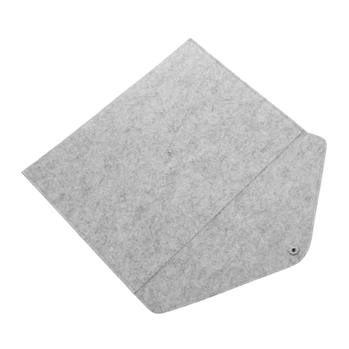 FUNOMOCYA Filz Dokumententragetasche mit Knopfverschluss Stilvolle Organizer Handtasche Umweltfreundliches Material für Büro und Schule von FUNOMOCYA