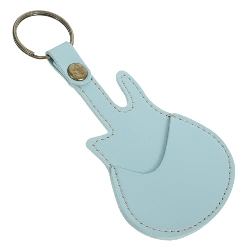 FUNOMOCYA Gitarren Pick Halter aus PU Kompakte Aufbewahrungstasche für Gitarrenplektren Schlüsselanhänger Design für Musiker und Gitarrenspieler FUNOMOCYA Gitarren Pick Halter aus PU Kompakte Aufbewahrungstasche für Gitarrenplektren Schlüsselanhänger Design für Musiker und Gitarrenspieler von FUNOMOCYA
