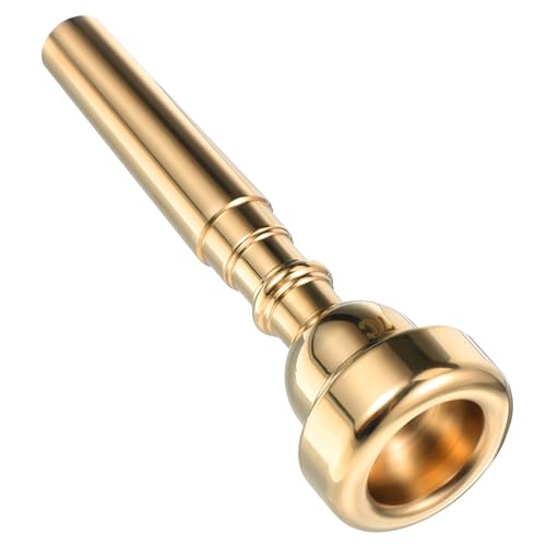 FUNOMOCYA Goldener Mund Trompete Instrumentenmundstück Musikalisches Mundstück Hörner in Mundform Ersatz-Mundstück Instrumentenwerkzeug für Anfänger Messing FUNOMOCYA Goldener Mund Trompete Instrumentenmundstück Musikalisches Mundstück Hörner in Mundform Ersatz-Mundstück Instrumentenwerkzeug für Anfänger Messing von FUNOMOCYA