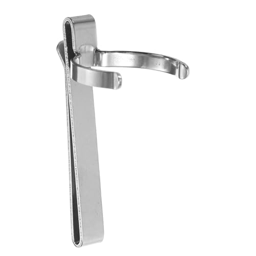 FUNOMOCYA Gürteltaschenlampenclip taschenlampenhalterung Schlüssel zoombar Kraftvoll Taschenlampe Tasche Kette Fix Stifttaschenclip Gürtelclip Taschenlampe Stiftclip Rostfreier Stahl Silver FUNOMOCYA Gürteltaschenlampenclip taschenlampenhalterung Schlüssel zoombar Kraftvoll Taschenlampe Tasche Kette Fix Stifttaschenclip Gürtelclip Taschenlampe Stiftclip Rostfreier Stahl Silver von FUNOMOCYA