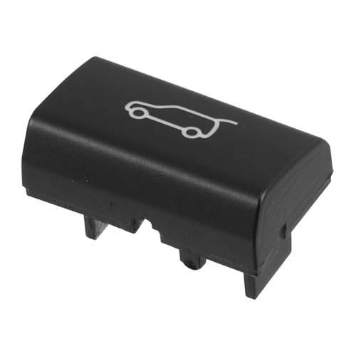 FUNOMOCYA Heckklappensteuerungstaste Autoersatzteile Heckklappe Release -Taste Kfz-Ersatzteile Heckklappenschalter Stammschalter auto schalter taste abdeckung Kofferraumschalter Abs Black von FUNOMOCYA