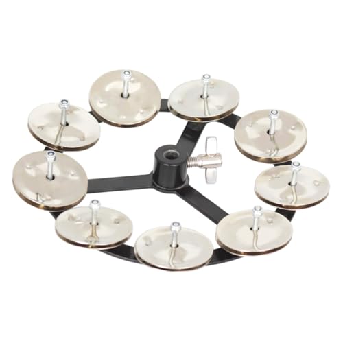 FUNOMOCYA Hi Hat Glocke Für Trommel Kompakte Beckenglocke Professionelle Hi Hat Glocke Nützliches Trommelzubehör Beckenglocke Für Anfänger Robuste Hi Hat Glocke Trommelbeckenzubehör von FUNOMOCYA