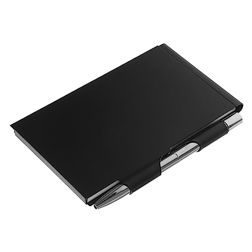 FUNOMOCYA Metall-Notizetui mit Stifttasche Notizbuch für Büro Schule Einkaufsliste Notizblöcke FUNOMOCYA Metall-Notizetui mit Stifttasche Notizbuch für Büro Schule Einkaufsliste Notizblöcke von FUNOMOCYA