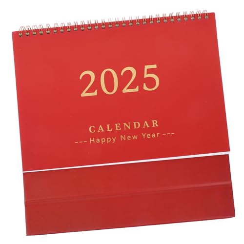 FUNOMOCYA Kompakter Tischkalender Eleganter Schreibtischkalender Weinrot für Büro Zuhause und Schule Monate Ausreichend Platz FUNOMOCYA Kompakter Tischkalender Eleganter Schreibtischkalender Weinrot für Büro Zuhause und Schule Monate Ausreichend Platz von FUNOMOCYA
