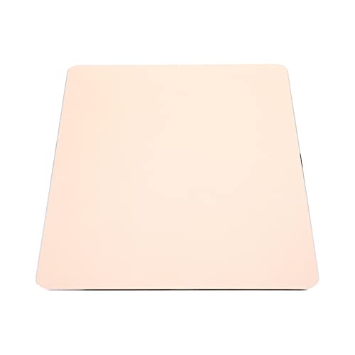 FUNOMOCYA Mauspad Beidseitig Pad-Gaming Büroblock Mauskissen Für Schreibtisch Gaming-pad Für Den Schreibtisch Quadratisches Pad Desktop -Matte Doppelseitige Matte Aluminiumlegierung Golden von FUNOMOCYA
