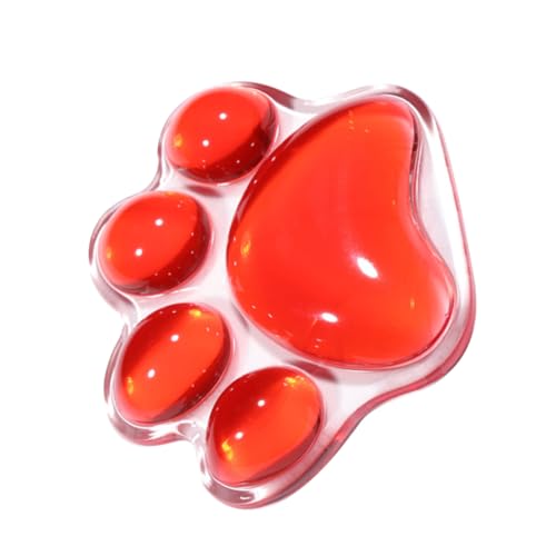 FUNOMOCYA Niedliche Transparente Silikon Katzenpfoten Handgelenkauflage für Computer Ergonomisches Mauspad mit Rutschfester Unterseite und Leicht zu Reinigender Oberfläche Perfekter Stil FUNOMOCYA Niedliche Transparente Silikon Katzenpfoten Handgelenkauflage für Computer Ergonomisches Mauspad mit Rutschfester Unterseite und Leicht zu Reinigender Oberfläche Perfekter Stil von FUNOMOCYA