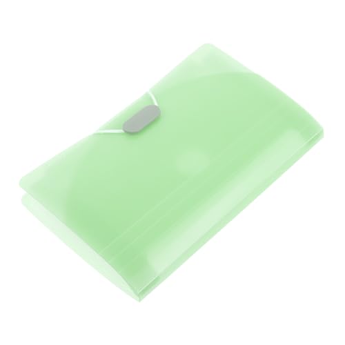 FUNOMOCYA Rechnung Ordner aktenordner schreibtischorganizer unterlagen organizer aufbewahrungsdose archivordner Dateien Schreibtisch Organizer Akkordeon-Datei Datendateiordner pp Light Green von FUNOMOCYA