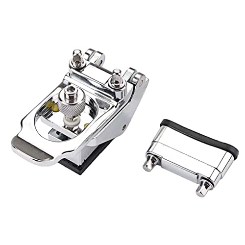 FUNOMOCYA Regler schlagzeug zubehör Snare Drum Zubehör Schlagzeug Butt End Trommel Einsteller Trommel abwerfen Snare-Drum-Sieb Snaredrum-Hardware Snare-Sieb abwerfen Rostfreier Stahl Silver von FUNOMOCYA