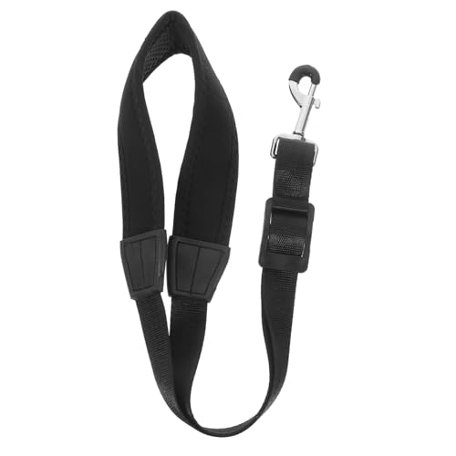 FUNOMOCYA Saxophongurt Alt-Saxophon Saxophon Hals Tragegurt Nacken Tenor Sopran Gurt für Sax Saxophonhalsband für Altsaxophon Halsband für Saxophon Halsriemen für Altsaxophon Gummi Black von FUNOMOCYA