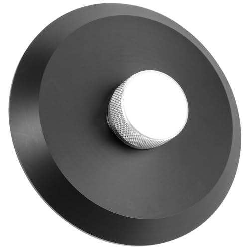 FUNOMOCYA Schallplatten aufzeichnen Stabilisator Zubehör für Plattenspieler Rekordgewicht Silber Vinylgewicht Gewicht aufnehmen Gewicht der Schallplatte pom Black von FUNOMOCYA