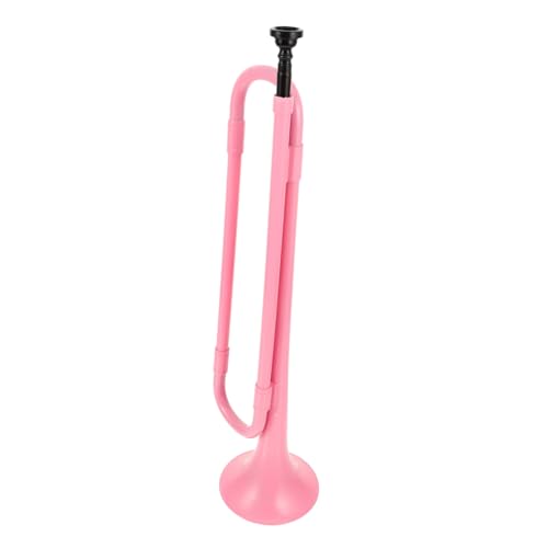 FUNOMOCYA Trompete für anfänger klein Mundstück Hörner Horn Standard musikinstrumente musical instruments Jugendliche Trompete B-Trompete Teenager-Trompete Teenager-Musikinstrument Abs Rosa von FUNOMOCYA