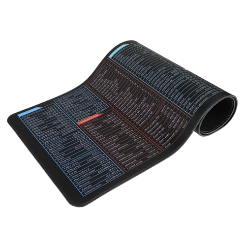 FUNOMOCYA Verdickte -Pad Schreibunterlage für Tastatur und Tastatur-Pad Ergonomisch Schreibtisch Mauspad Nonslip Mouse Pad Computerpolster Stoff von FUNOMOCYA