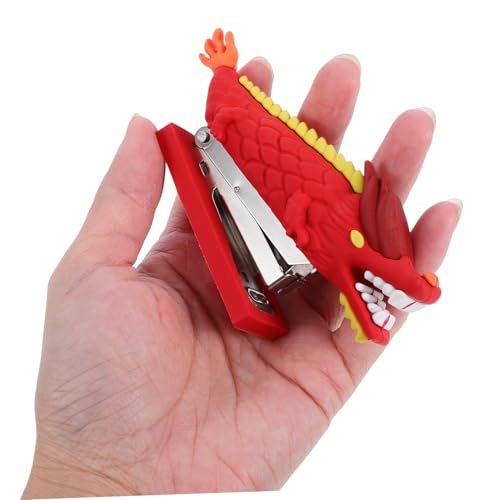 FUNOMOCYA Xiaolong Hefter Nähhefter persönlicher Hefter kleiner süßer Hefter Drachenhefter Büromaterial für den Schreibtisch kleiner Hefter Mini Studentenhefter Buchheime PVC-Weichkleber rot FUNOMOCYA Xiaolong Hefter Nähhefter persönlicher Hefter kleiner süßer Hefter Drachenhefter Büromaterial für den Schreibtisch kleiner Hefter Mini Studentenhefter Buchheime PVC-Weichkleber rot von FUNOMOCYA
