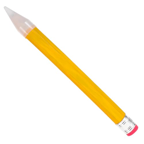 FUNOMOCYA großer Holzbleistift Bleistifte Bleistift aus Holz lustige Schreibstifte Bastelstifte Zeichenstift Lustiges Briefpapier Studenten bleistift Stifte ästhetisch PVC-Folie Yellow von FUNOMOCYA