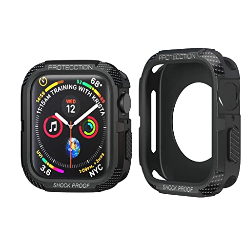 Für Apple Watch Hülle Series 6 / SE/Serie 5 / Series 4 44mm[TPU weiches Material] Kratzfest Rundum Schutzhülle Ultradünnes Schutz Case mit Tasten für iWatch von FUTIAN