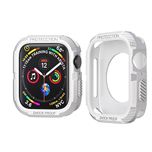 Für Apple Watch Hülle Series 6 / SE/Serie 5 / Series 4 44mm[TPU weiches Material] Kratzfest Rundum Schutzhülle Ultradünnes Schutz Case mit Tasten für iWatch von FUTIAN