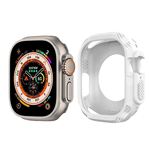 Für Apple Watch Ultra Hülle 49mm 2022 [TPU weiches Material] Kratzfest Rundum Schutzhülle Ultradünnes Schutz Case mit Tasten für iWatch 2022 von FUTIAN