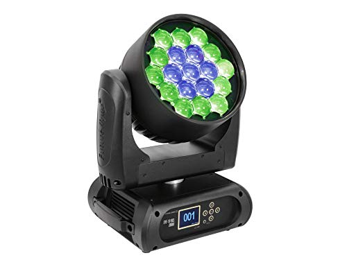 FUTURELIGHT EYE-19 HCL Zoom LED Moving-Head Wash | PRO-Washlight mit 6in1-COB-LEDs, Farbwiedergabeindex (CRI) > 90 und sehr großem Zoombereich von FUTURELIGHT