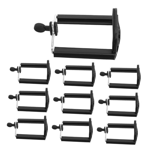 FUTUREORYY 10 Stück Selfie -Stick -Clip universeller Handyhalter Einstellbarer Telefonhalter Griff für Telefonzubehör Selfie-Stick-Aufsatz Telefonkofferzubehör Abs Black FUTUREORYY 10 Stück Selfie -Stick -Clip universeller Handyhalter Einstellbarer Telefonhalter Griff für Telefonzubehör Selfie-Stick-Aufsatz Telefonkofferzubehör Abs Black von FUTUREORYY