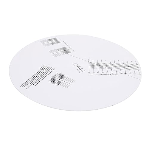 FUTUREORYY 1Stück Kalibrierungsplatte Für Vinyl Schallplatten Einstellbares Lineal Nadelkalibrierung Und Messung Präzisionswerkzeug Für Optimale Rotationsgeschwindigkeit FUTUREORYY 1Stück Kalibrierungsplatte Für Vinyl Schallplatten Einstellbares Lineal Nadelkalibrierung Und Messung Präzisionswerkzeug Für Optimale Rotationsgeschwindigkeit von FUTUREORYY