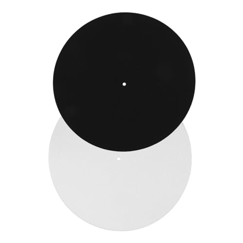 FUTUREORYY 2 Stück Schallplattenmatte aus Vinyl Plattenspieler-Pads Plattenspielermatte antistatisch Schutzmatte aufzeichnen Rutschmatte für Plattenspieler Filzmatte gefühlt FUTUREORYY 2 Stück Schallplattenmatte aus Vinyl Plattenspieler-Pads Plattenspielermatte antistatisch Schutzmatte aufzeichnen Rutschmatte für Plattenspieler Filzmatte gefühlt von FUTUREORYY