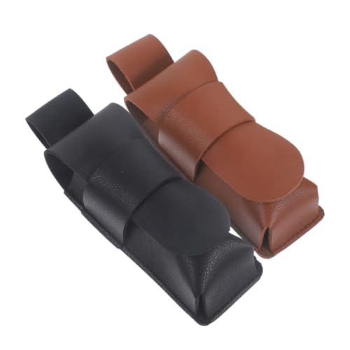FUTUREORYY 2 Teilige Box Mundharmonika Lederetui Mundharmonika Ledertasche Mundharmonika Halter Einzelne Mundharmonika Tasche Mundharmonika Ledertasche Mundharmonika Hülle Mundharmonika von FUTUREORYY