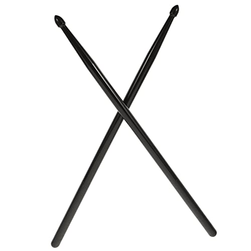 FUTUREORYY 3 Paare Trommelstock für Stöcke Erwachsene Schlüssel Musik percussion instrumente rahmentrommel drum kit drum accessories Jazz-Schlagzeug Trommelversorgung Nylonfaser Black von FUTUREORYY