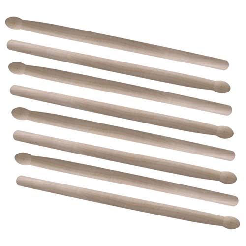 FUTUREORYY 4Paare Hölzerne Drumsticks Für Snare Drum Musikalische Percussion Sticks Mit Ergonomischem Design Und Glatter Oberfläche Für Erwachsene Beim von FUTUREORYY