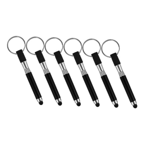 FUTUREORYY 6 Stück Schlüsselanhänger Stylus Touchscreen Stift Stylus Ring Kapazitiver Stylus Stift Süßer Schlüsselanhänger Süße Kapazitive Version Touchscreen Stylus Stift Stylus von FUTUREORYY
