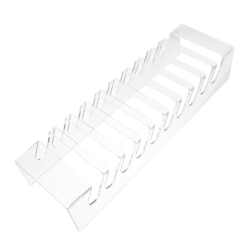 FUTUREORYY Kasten 10 handyhalter praktisch Transparenter Telefonständer Telefon-Organizer-Station Handy-Display Desktop-Handyständer mobiler Präsentationsständer Acryl von FUTUREORYY