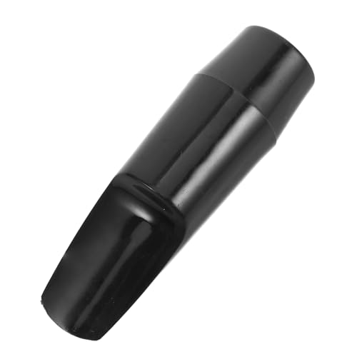 FUTUREORYY Saxophonmundstück Tenorsaxophon Zubehör Altsaxophon Sopransaxophon Mundstück Saxophon Pads Mundstück Für Klarinettensaxophon Mundstück Saxophon Modell Schwarzer Kunststoff von FUTUREORYY