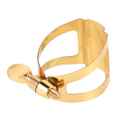 FUTUREORYY Saxophonverschlüsse Sax Tenorsaxophonständer Für Altsaxophon Altsaxophonmundstück Jazz Tenorsaxophon Altsaxophon Blattschraube Verschluss Saxophonstativ Saxophone Messing Golden von FUTUREORYY