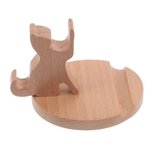 FUTUREORYY handyhalter Telefonständer für Katzen Telefonständer aus Holz hölzern Beige FUTUREORYY handyhalter Telefonständer für Katzen Telefonständer aus Holz hölzern Beige von FUTUREORYY
