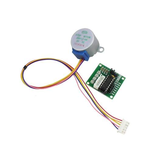 5V Schrittmotor mit ULN2003 Treiberplatine Umfassendes Schrittmotor-Set für Elektronik & Mikrocontroller Experimente 5V Schrittmotor mit ULN2003 Treiberplatine Umfassendes Schrittmotor-Set für Elektronik & Mikrocontroller Experimente von FUUGlan
