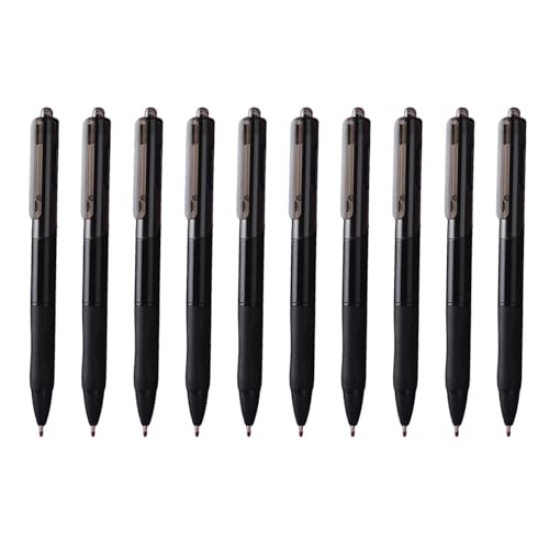 FUUGlan 10 x Neutraler Stift 0,5 mm Schreibstift Schnelltrocknender Gelschreiber Schwarzer Schreibwarenstift zum Schreiben Malen FUUGlan 10 x Neutraler Stift 0,5 mm Schreibstift Schnelltrocknender Gelschreiber Schwarzer Schreibwarenstift zum Schreiben Malen von FUUGlan