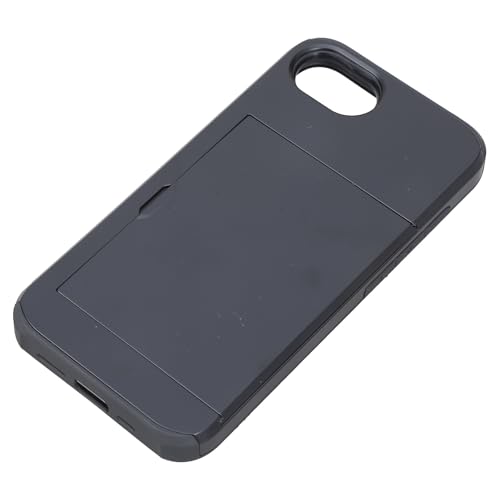 Handy-Schutzhülle, doppellagig, stoßdämpfend, mit integriertem Kartenhalter, modisches minimalistisches Design, Schwarz Handy-Schutzhülle, doppellagig, stoßdämpfend, mit integriertem Kartenhalter, modisches minimalistisches Design, Schwarz von FUUGlan
