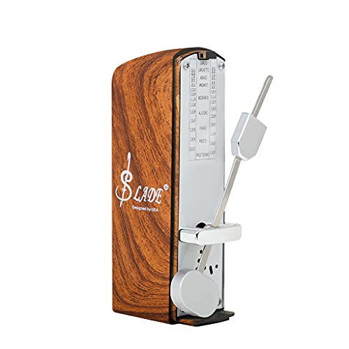 Premium Vintage Online Gitarre Metronom Mechanisches Rhythmus Pendel Metronom für Gitarre Klavier Violine Musikinstrument Premium Vintage Online Gitarre Metronom Mechanisches Rhythmus Pendel Metronom für Gitarre Klavier Violine Musikinstrument von FUUGlan